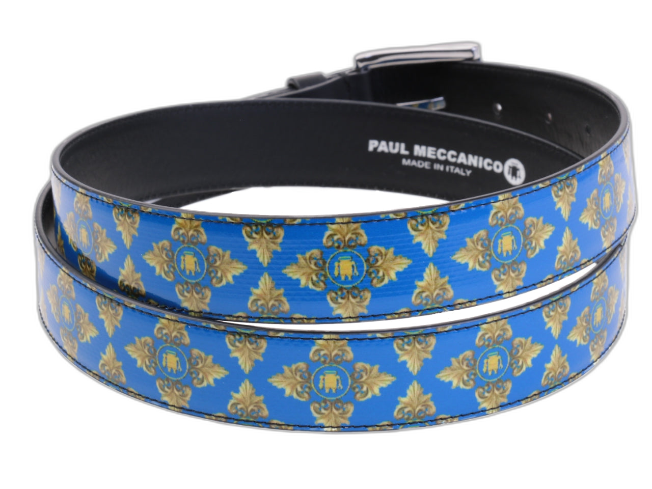 CINTURA DA DONNA BLU CON FANTASIA LIBERTY IN TELONE DA CAMION.
