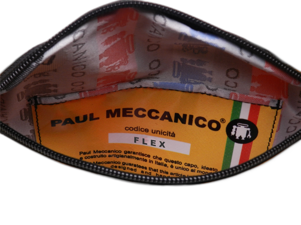 BLACK AND LILAC WAIST BAG. MODEL FLEX MADE OF LORRY TARPAULIN. - Limited Edition Paul Meccanico