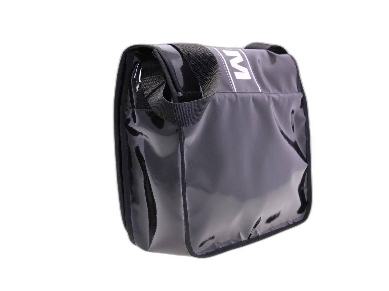 BORSA MESSENGER NERA. MODELLO SPOT IN TELONE DA CAMION.